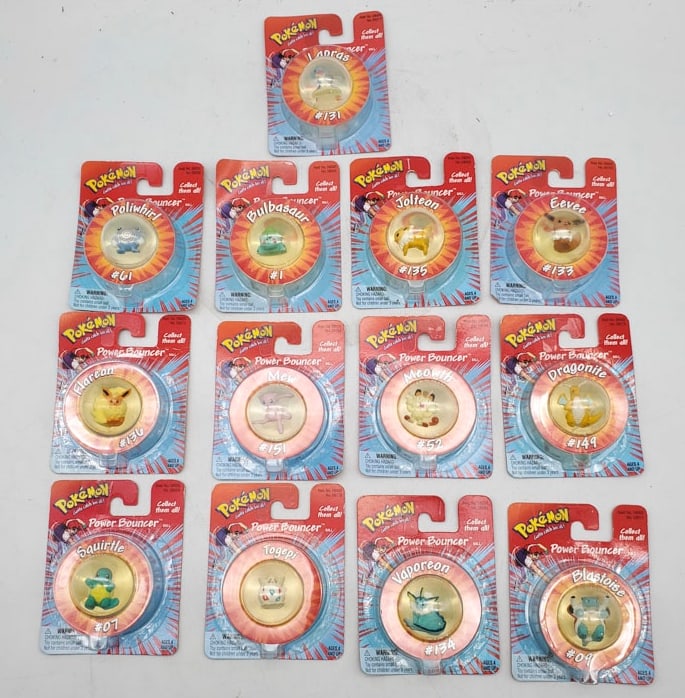 13 1999 Pokémon Power Bouncer Figures (1 of 6)