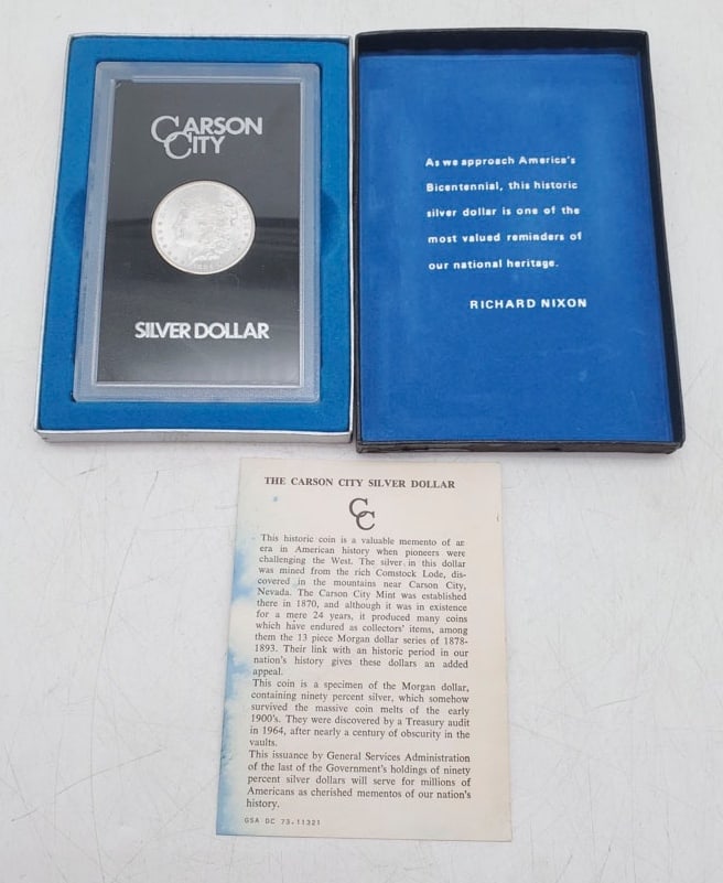 1884-CC Morgan Silver Dollar - GSA Box (1 of 4)