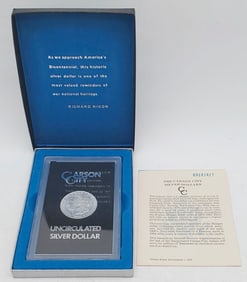 1882-CC Morgan Silver Dollar - GSA Box