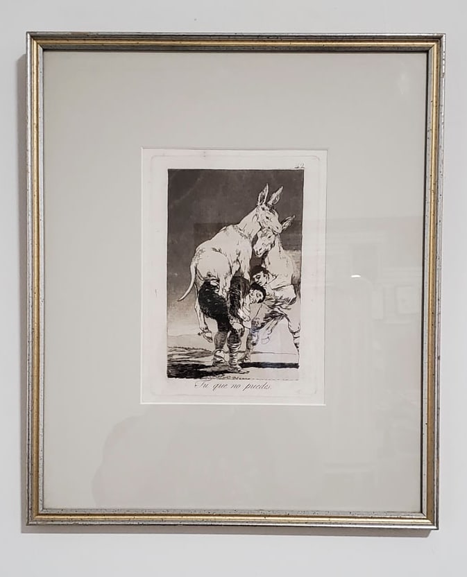 Francisco De Goya “Tu Que No Puedes” (Thou who canst not) Etching (1 of 6)