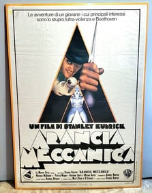 1972 Original Poster "A Clockwork Orange" French Arancia Meccanica Kubrick Framed Movie Poster