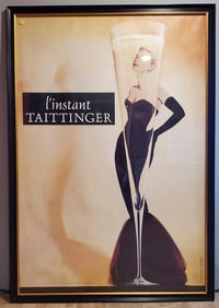 L'instant Taittinger Champagne Grace Kelly Framed Poster