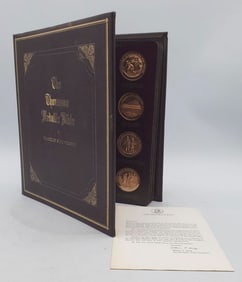 Thomason Medallic Bible Franklin Mint Complete Set 60 Bonze Coins