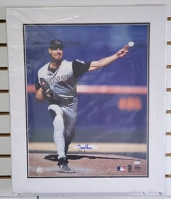 Randy Johnson Autographed Photograph Authenticated by Steiner.