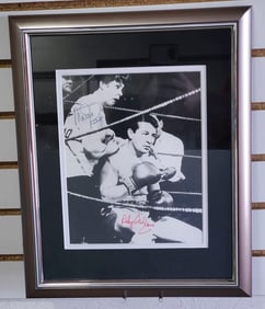 Rocky Graziano & Martha Raye Autographed Photograph JSA Authenticated.