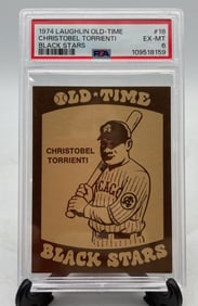 Graded 1974 Laughlin Old Time Black Stars #18 Christobel Torrienti EX-MT 6 Set Break