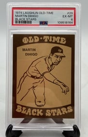 Graded 1974 Laughlin Old Time Black Stars #29 Martin Dihigo EX-MT 6 Set Break
