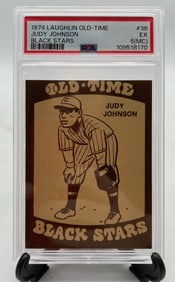 Graded 1974 Laughlin Old Time Black Stars #36 Judy Johnson EX 5 Set Break
