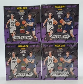 4 Panini 2024 Prizm Basketball Mega Box Draft Picks Caitlin Clark, Red Ice