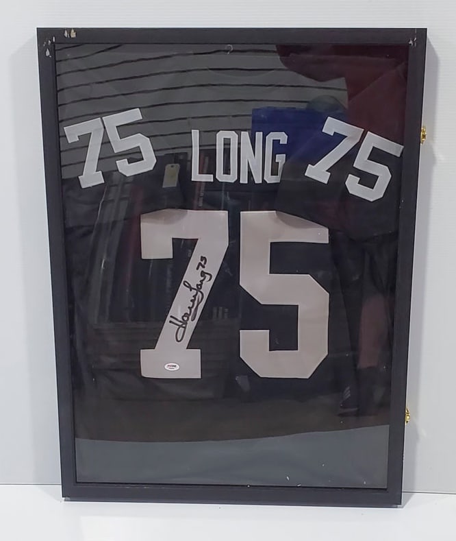 PSA Authentic Howie Long Autograph Framed Jersey (1 of 7)