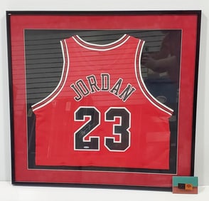 Upper Deck Authentic Michael Jordan Autographed Jersey in Frame