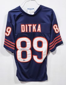 Mike Ditka Signed Chicago Bears XL Jersey Beckett Authenticated