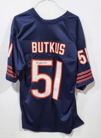 Dick Butkus Signed Chicago Bears XL Jersey JSA Authenticated
