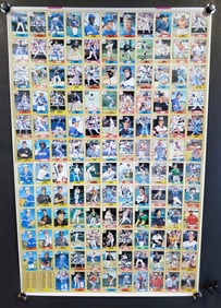 Topps O-Pee-Chee 1987 Baseball Trading Cards Uncut Sheets 132 Cards with Barry Bonds Rookie & HOF?s