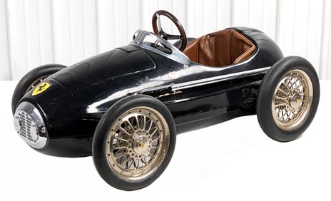 American Retro Ferrari Racer Pedal Car - Black