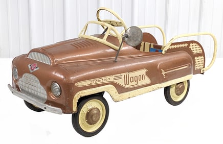 Original AMF Speed-O-Matic Chain Drive Station Wagon Pedal Car