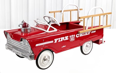 Restored AMF Fire Chief Car No. 503 Pedal Car