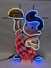 Custom "Big Boy" Four-Color Neon Sign