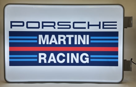 3ft Porsche Martin Racing 2-Sided Custom Lighted Sign