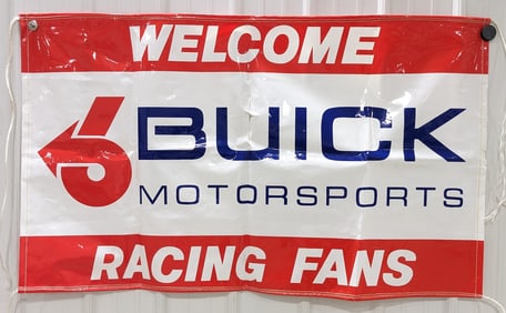 Buick Motorsports Welcome Race Fans Speedway Banner