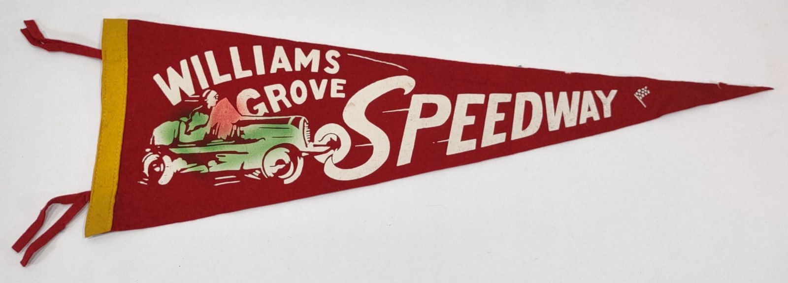 1940s Williams Grove Speedway Felt Racing Pennant (1 of 6)