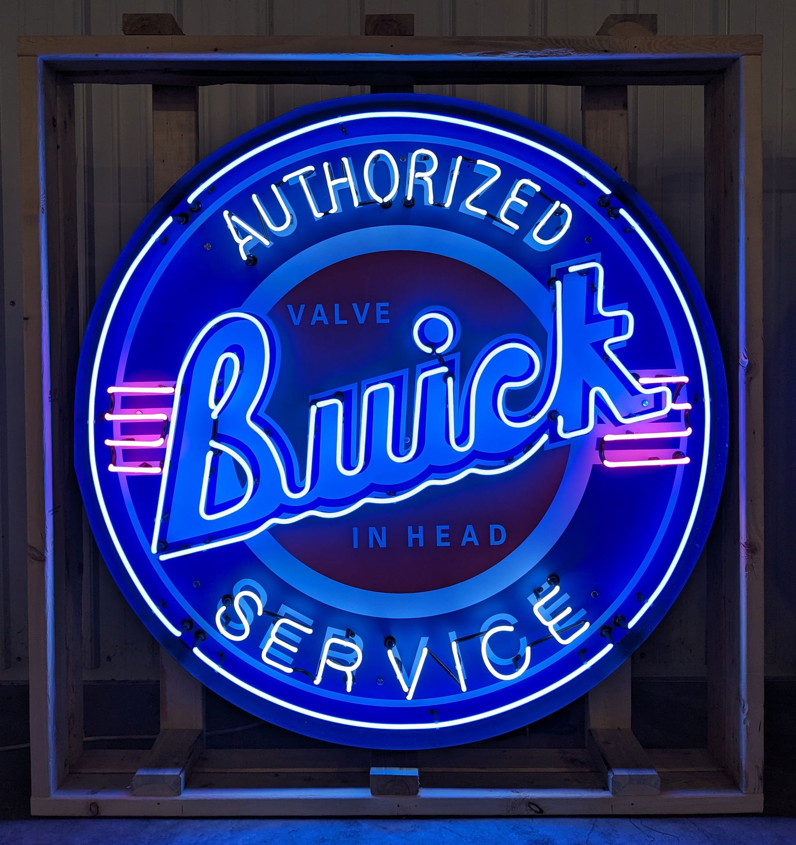 Custom Buick Authorized Service Neon Sign (1 of 7)