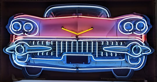 Custom Chevy Corvette Neon Sign