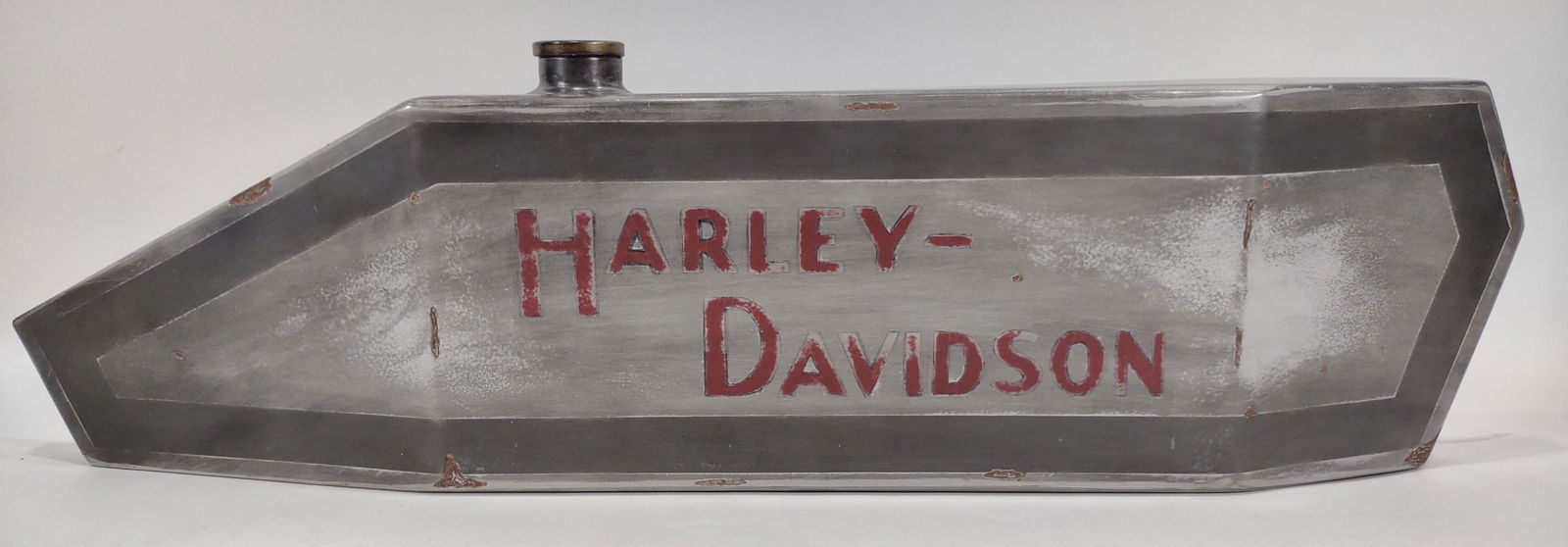 1914 Harley-Davidson Board Track Racer Tank Replica Wall Mount Display (1 of 9)