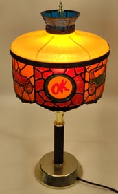 Vintage Chevrolet OK Used Cars Dealership Promotional Desk Lamp