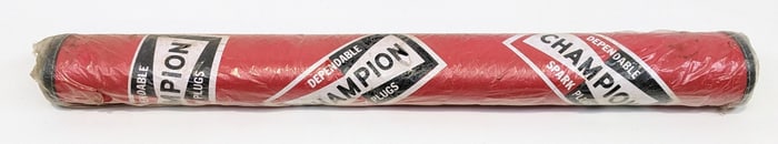 NOS Vintage Champion Spark Plugs Promotional Fender Cover