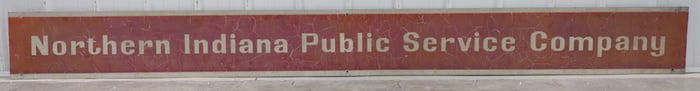 10ft Vintage SST Northern Indiana Public service Company NIPSCO Sign