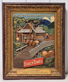 Vintage Early Times Kentucky Bourbon Whiskey Sign
