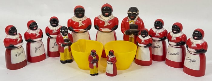 Rare Vintage Aunt Jemima Promo Spice Set & More / Black Americana