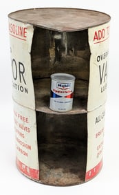 Vintage Mobil Upperlube Service Station Advertising Display