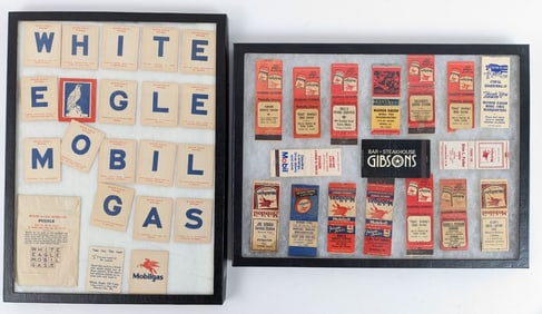Lot Of Vintage Mobil Service Station Promotional Items