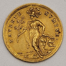 1696 Archbishop-Elector Of Mainz Lothar Franz 1 Ducat Gold Coin