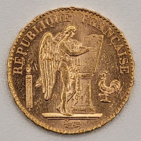 1897A France 20 Francs Gold Coin