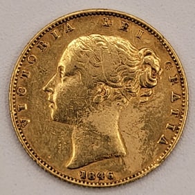 1846 Great Britain Sovereign Gold Coin