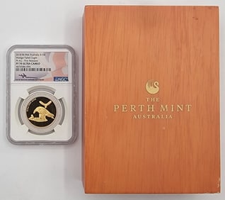 2018 Australia $150 Wedge-Tailed Eagle Bi-Metal Gold & Platinum Proof Coin NGC PF 70 Ultra Cameo