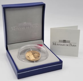2006 France Arc De Triomphe 200th Anniversary 10 Euro 1/4 Ounce Gold Proof Coin