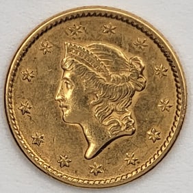 1850 United States $1 Liberty Head Gold Coin
