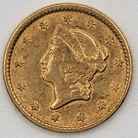 1851 United States $1 Liberty Head Gold Coin