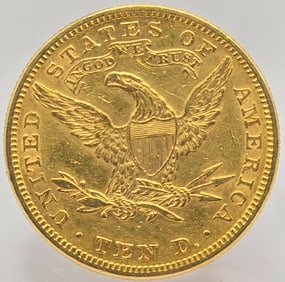 1881 United States Liberty Head Coronet Type Eagle $10.00 Gold Coin