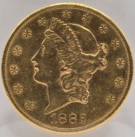 1882-S United States Liberty Head Double Eagle $20.00 Gold Piece
