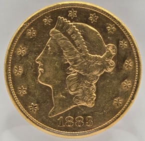 1883-S United States Liberty Head Double Eagle $20.00 Gold Piece