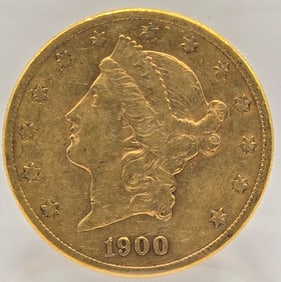 1900-S United States Liberty Head Double Eagle $20.00 Gold Piece