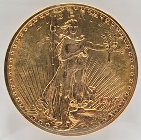 1915 United States Saint-Gaudens Double Eagle $20.00 Gold Piece