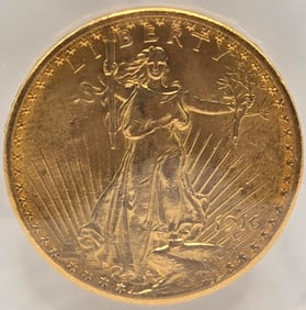 1916-S United States Saint-Gaudens Double Eagle $20.00 Gold Piece