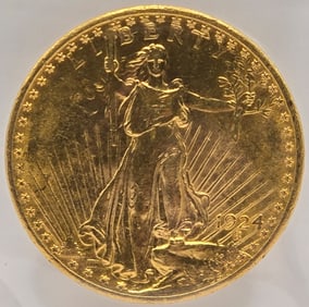 1924 United States Saint-Gaudens Double Eagle $20.00 Gold Piece