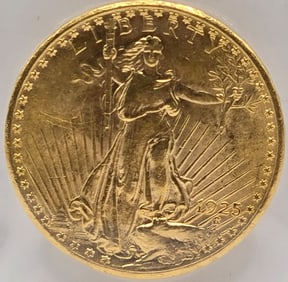 1925 United States Saint-Gaudens Double Eagle $20.00 Gold Piece